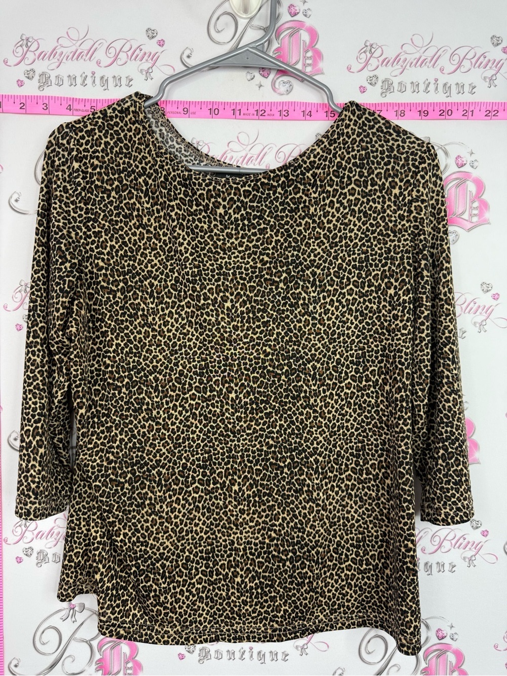 MONTEGO shirt Leopard Print Women’s Top - Brown